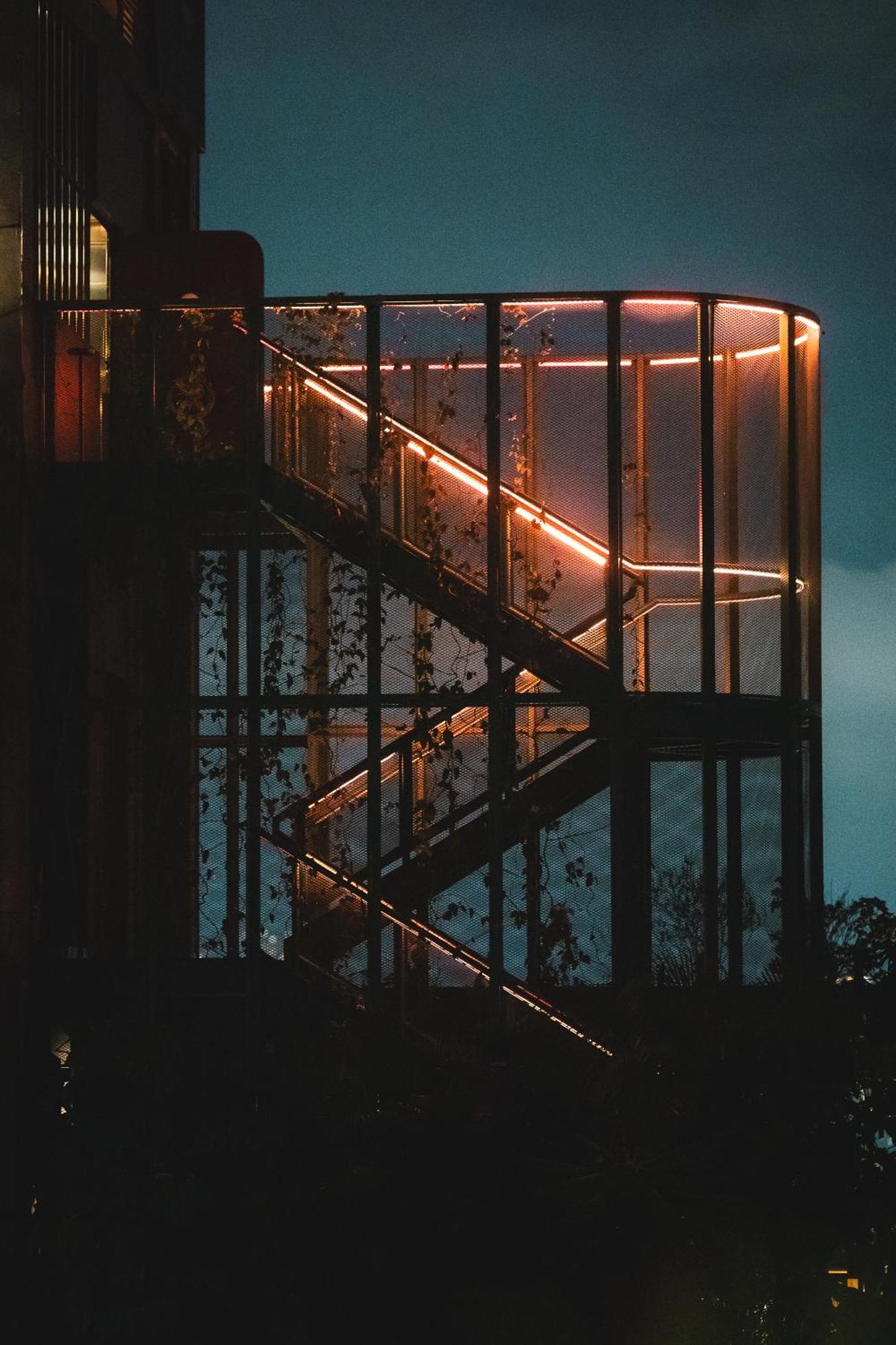 The Click Clack Hotel Medellín Zewnętrze zdjęcie The staircase at the top of the observation tower